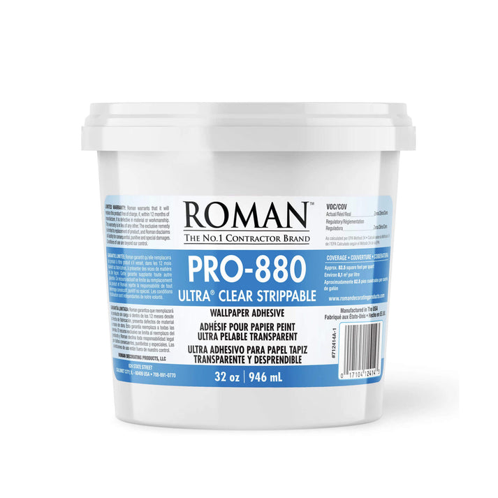 Roman Pro Rx 35 Roman PRO 880 Clear Wallpaper Paste - 32 oz (covers 1 roll) – US Wall Decor