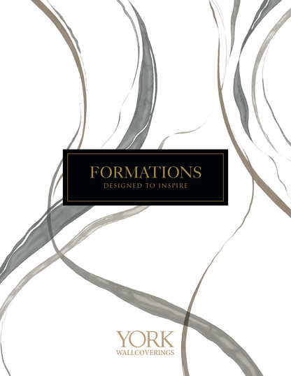 Formations Lunula Wallpaper - Black & White