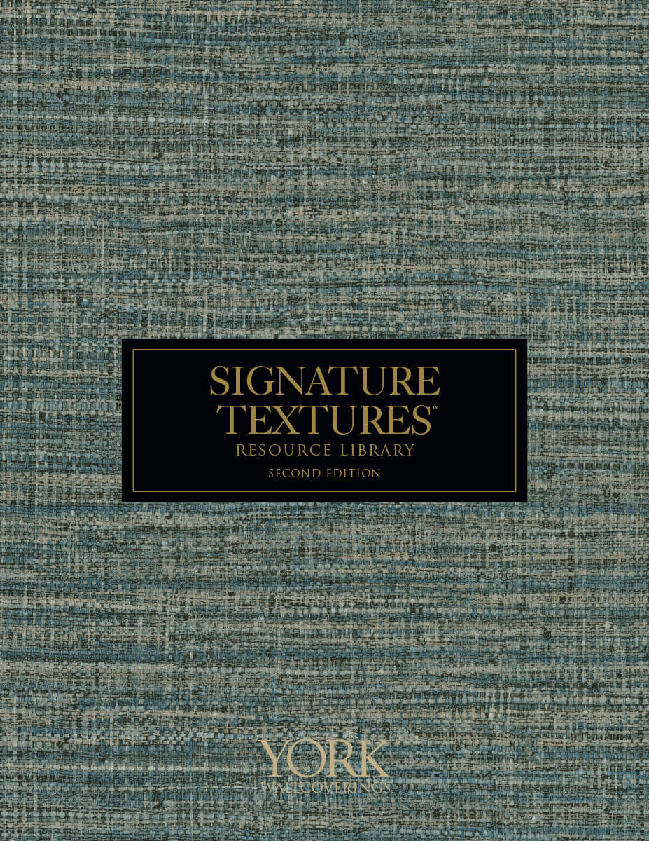 Signature Textures Second Edition Bali Basketweave Wallpaper - Smoke Blue