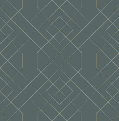 Scott Living Ballard Geometric Wallpaper - SAMPLE