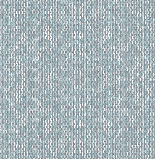 Scott Living II Felix Geometric Wallpaper - Sky Blue