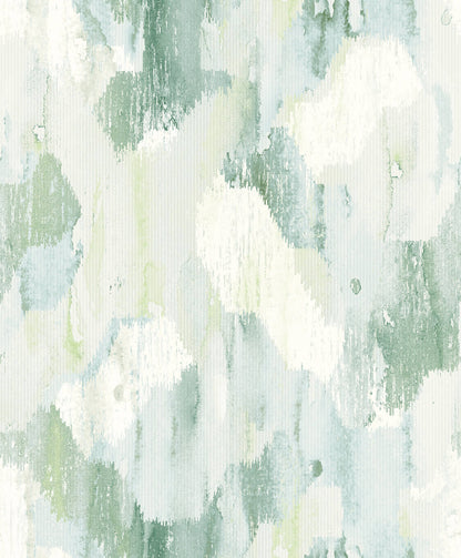 Scott Living II Mahi Abstract Wallpaper - Green