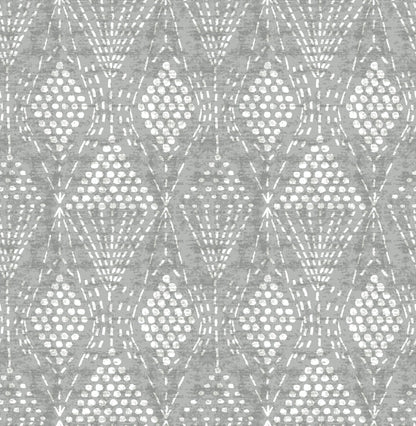 A-Street Prints Happy Grady Geometric Wallpaper - Grey