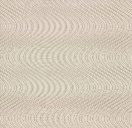 Urban Oasis Ocean Swell Wallpaper - Taupe/Beige