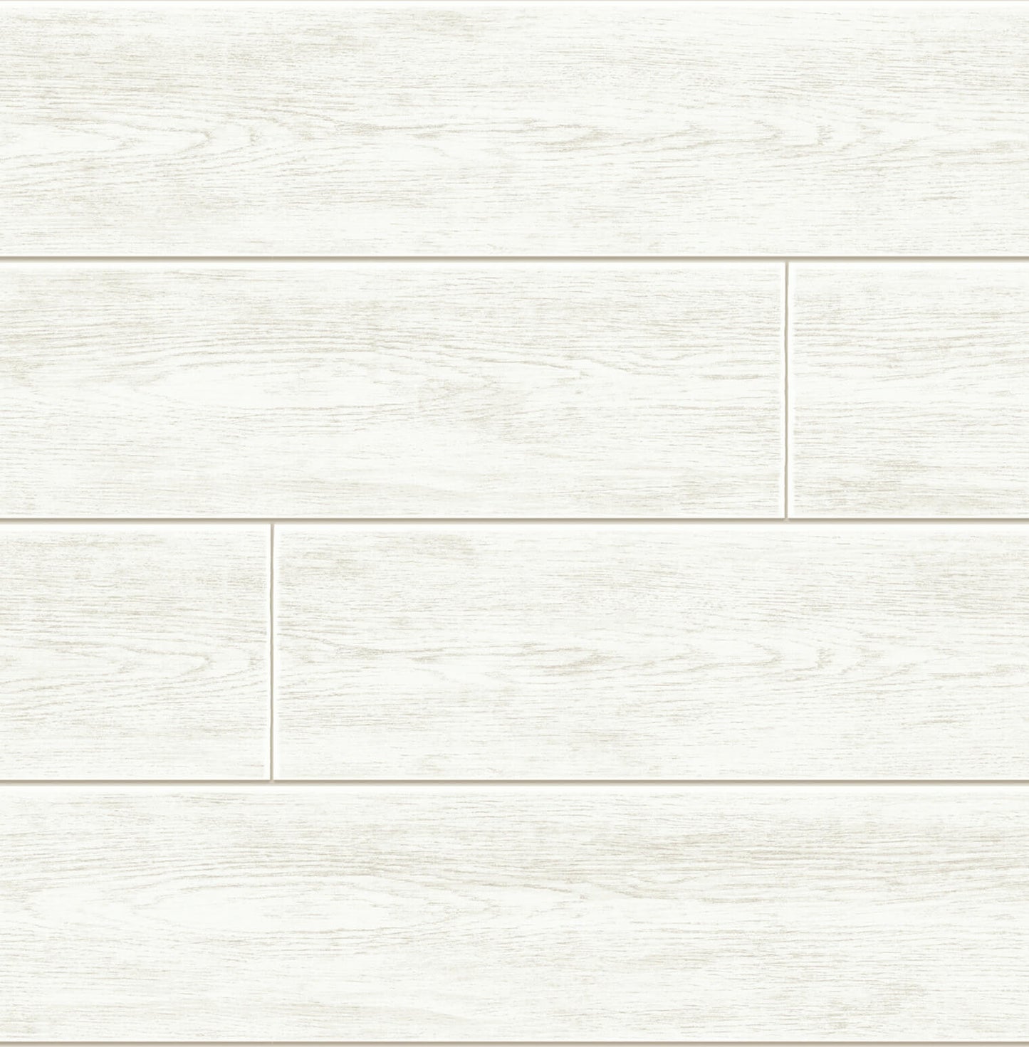 NextWall Farmhouse Shiplap Peel & Stick Wallpaper - White