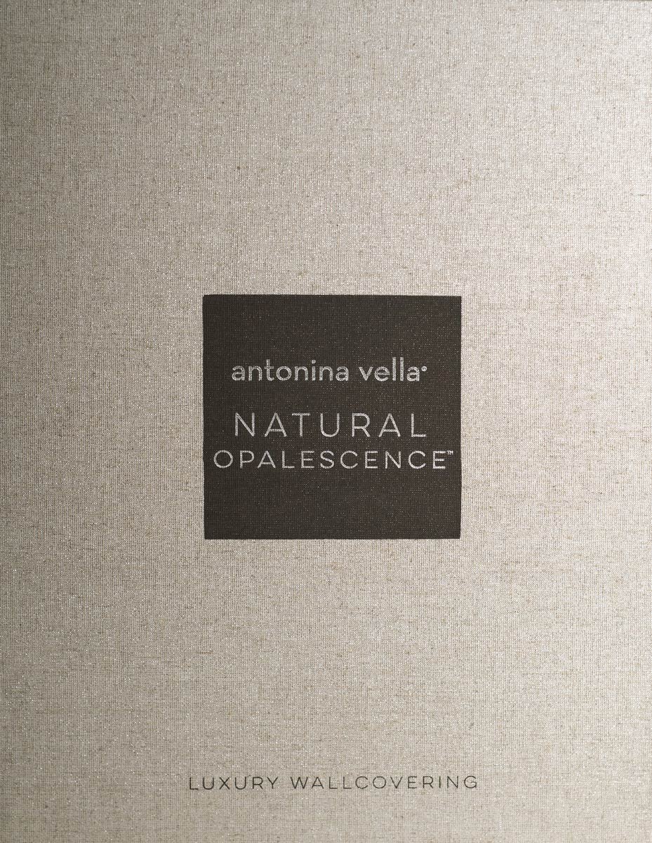 Antonina Vella Natural Opalescence Stretched Hexagons Wallpaper - Copper