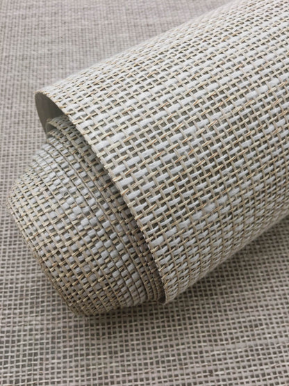 Antonina Vella Bohemian Luxe Paper & Thread Weave Wallpaper - Cream