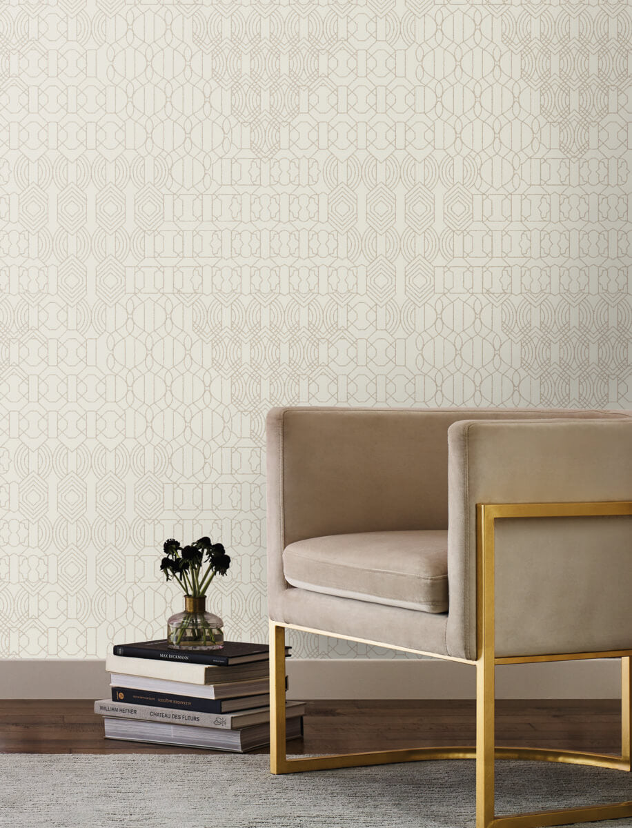Antonina Vella Bohemian Luxe Modern Chandelier Wallpaper - Glint