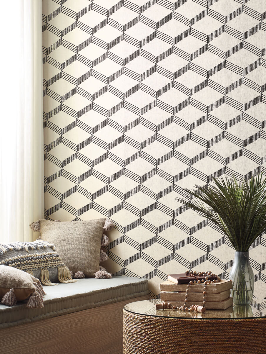 Antonina Vella Bohemian Luxe Palisades Paperweave Wallpaper - Beige