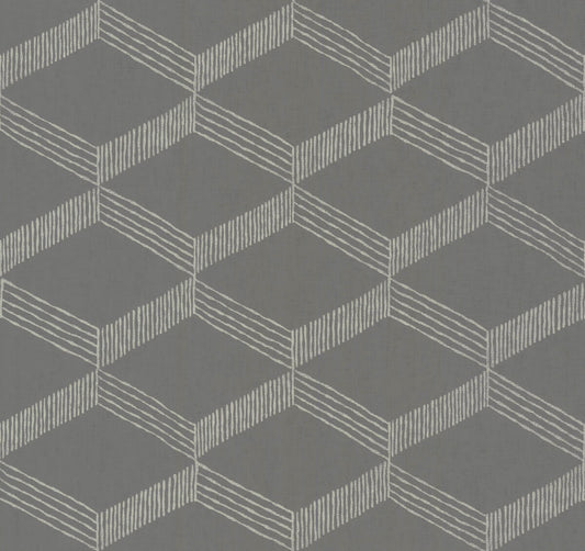 Antonina Vella Bohemian Luxe Palisades Paperweave Wallpaper - Dark Gray