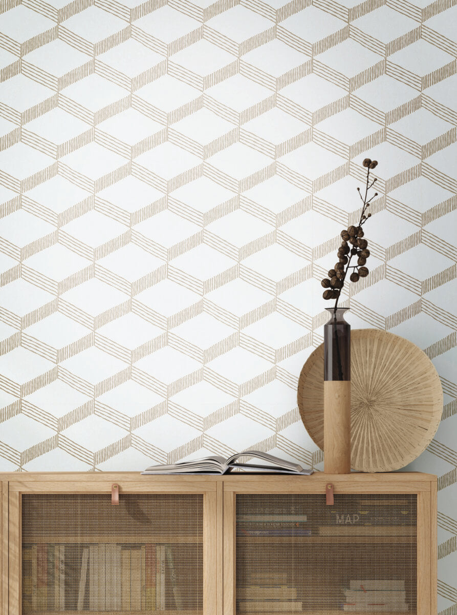 Antonina Vella Bohemian Luxe Palisades Paperweave Wallpaper - White