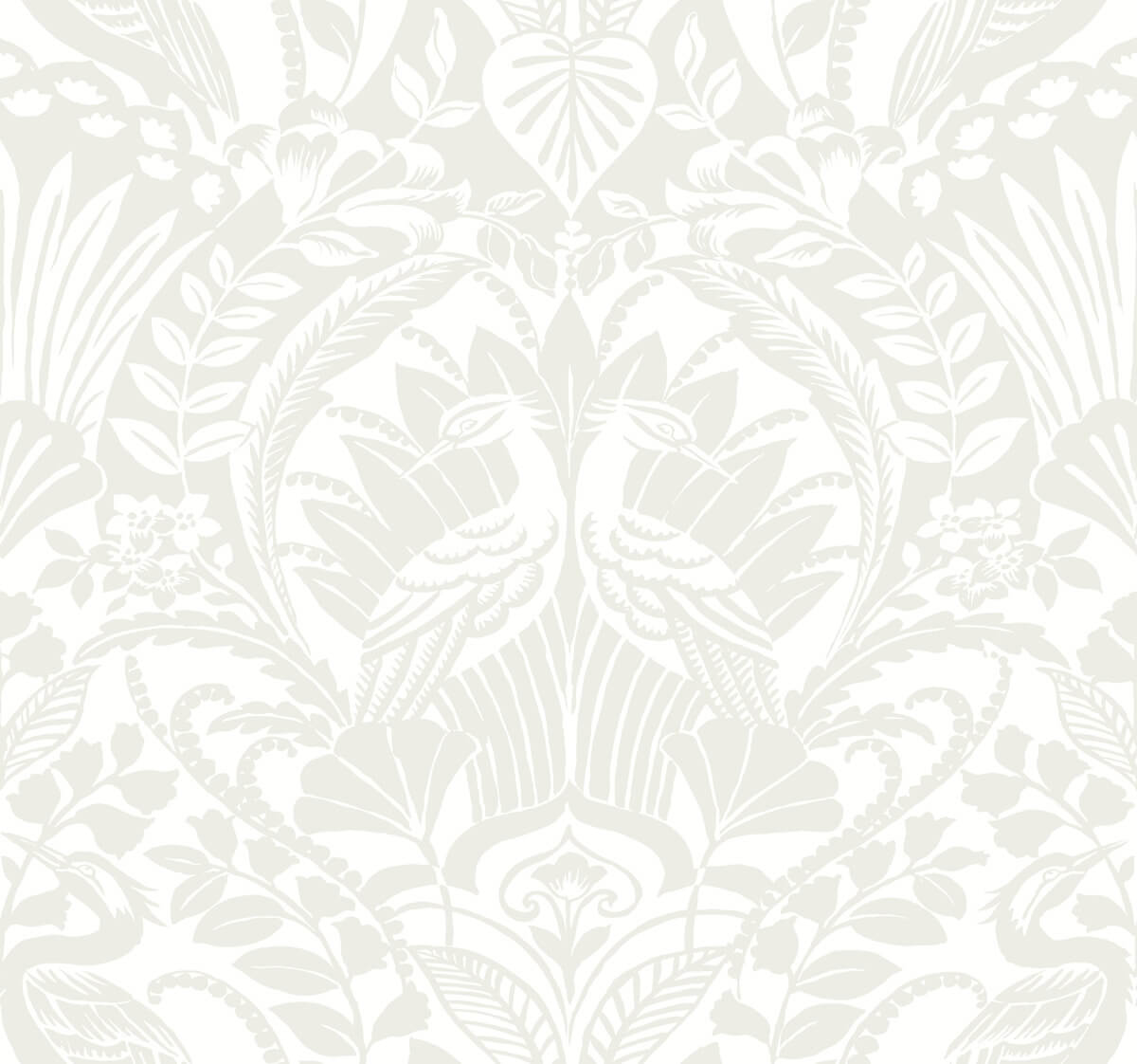 Damask Resource Library Egret Damask Wallpaper - SAMPLE