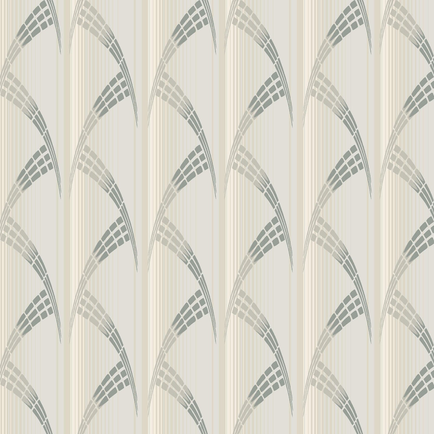 Antonina Vella Deco Metropolis Wallpaper - White & Gray