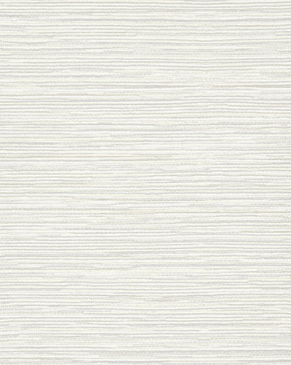 Color Digest Ramie Weave Wallpaper - White