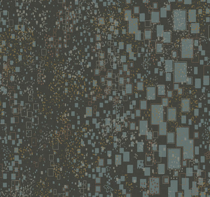 Candice Olson Modern Artisan II Gilded Confetti Wallpaper - Charcoal