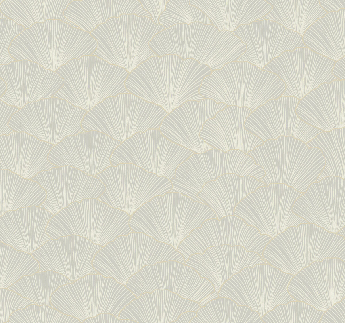 Candice Olson Modern Artisan II Luminous Ginkgo Wallpaper - Gray