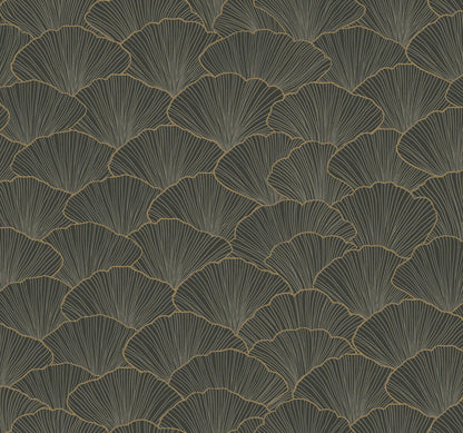 Candice Olson Modern Artisan II Luminous Ginkgo Wallpaper - SAMPLE