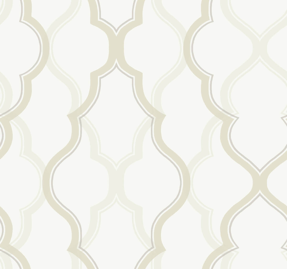 Candice Olson Modern Artisan II Double Damask Wallpaper - Cream