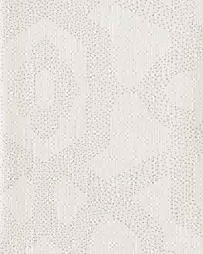 54" Candice Olson Moonstruck Cosmos Wallpaper - White