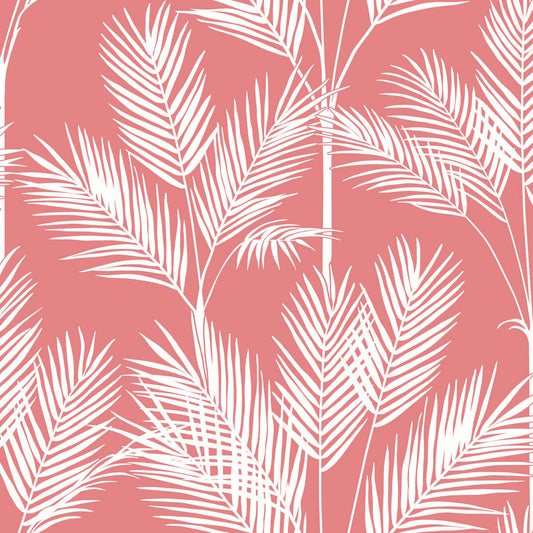 Waters Edge Resource Library King Palm Silhouette Wallpaper - SAMPLE