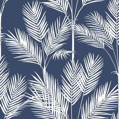 Waters Edge Resource Library King Palm Silhouette Wallpaper - SAMPLE