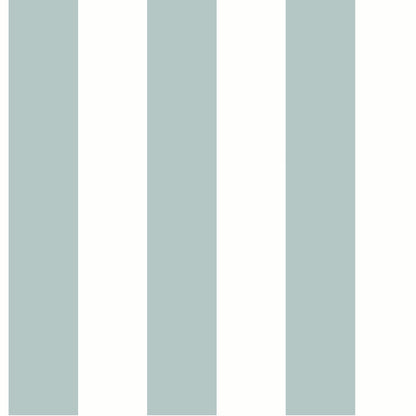 Waters Edge Resource Library Awning Stripe Wallpaper - SAMPLE