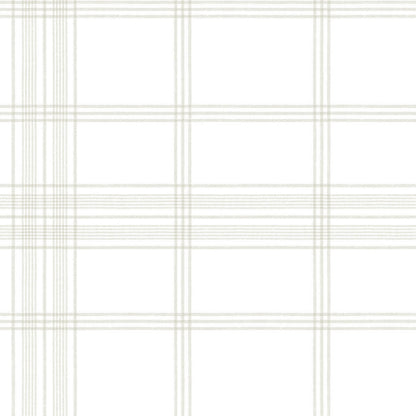 Waters Edge Resource Library Charter Plaid Wallpaper - SAMPLE