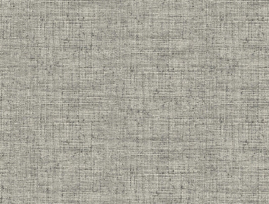 Grasscloth Resource Library Papyrus Weave Wallpaper - Black
