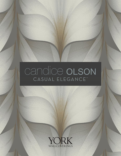 Candice Olson Casual Elegance Line Horizon Wallpaper - Grey