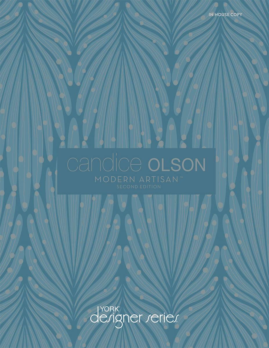 Candice Olson Modern Artisan Opposites Attract Wallpaper - Cream