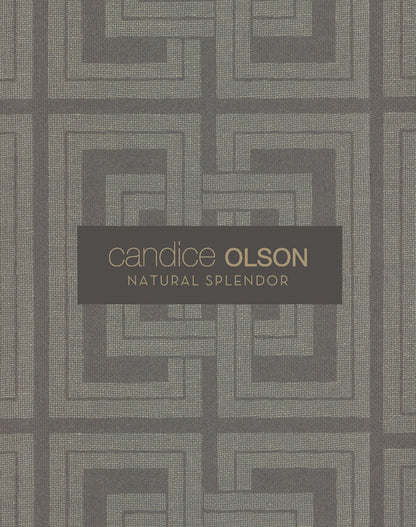 Candice Olson Natural Splendor Quad Wallpaper - Gray & Beige