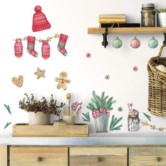 Classic Christmas Peel & Stick Wall Decals