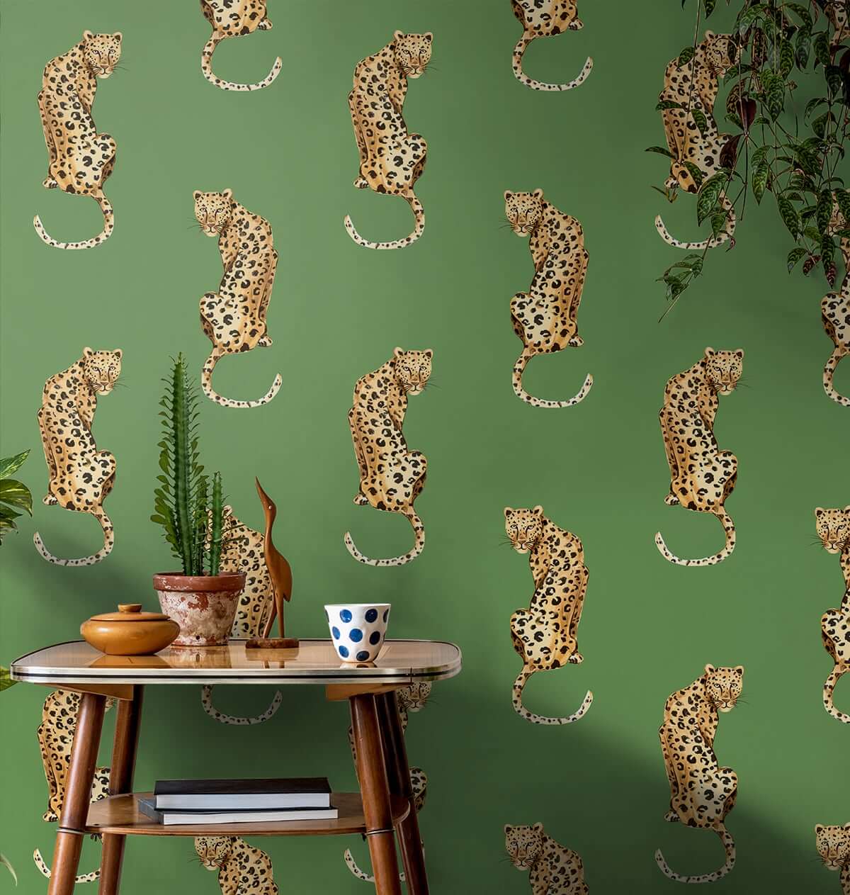 Daisy Bennett Leopard King Peel & Stick Wallpaper - Red