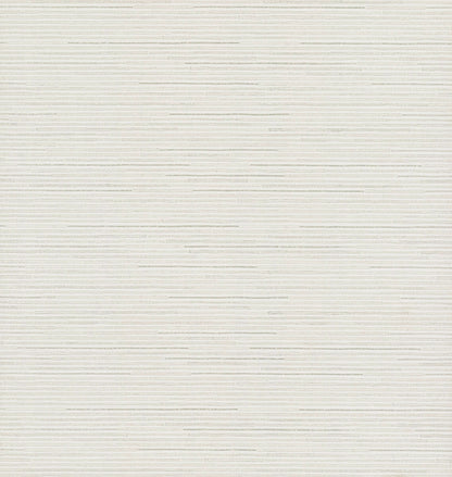 Dazzling Dimensions Volume II Ribbon Bamboo Wallpaper - White Silver