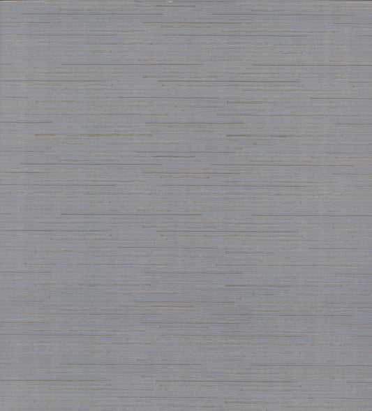 Antonina Vella Dazzling Dimensions Ribbon Bamboo Wallpaper - Blue & Silver