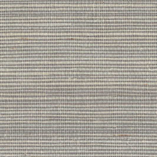 Tropics Resource Library Impression Grasscloth Wallpaper - Gray
