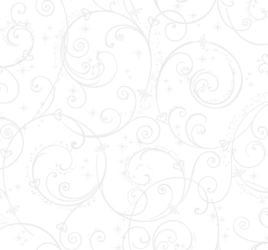 Disney Kids Vol. 4 Princess Perfect Scroll Wallpaper - White/Glitter