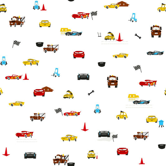 Disney Pixar Cars Racing Spot Wallpaper - Multi Color