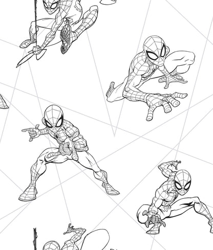 Spider-Man Fracture Wallpaper - Black, Gray, White