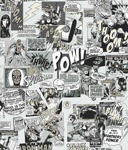 black and white comic strip wallpaper