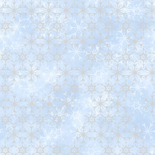 Disney Kids Vol. 4 Frozen 2 Snowflake Wallpaper - Blue