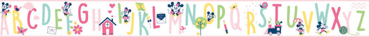 Disney Kids Vol. 4 Mickey Mouse ABC Wallpaper Border - Pink