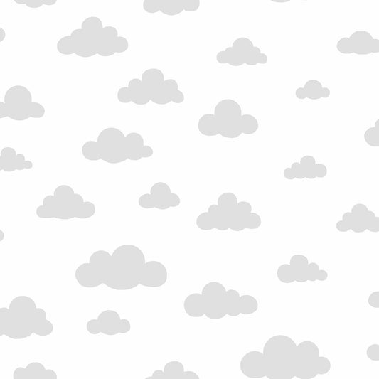 Disney Kids Vol. 4 Winnie the Pooh Cloud Wallpaper - Gray