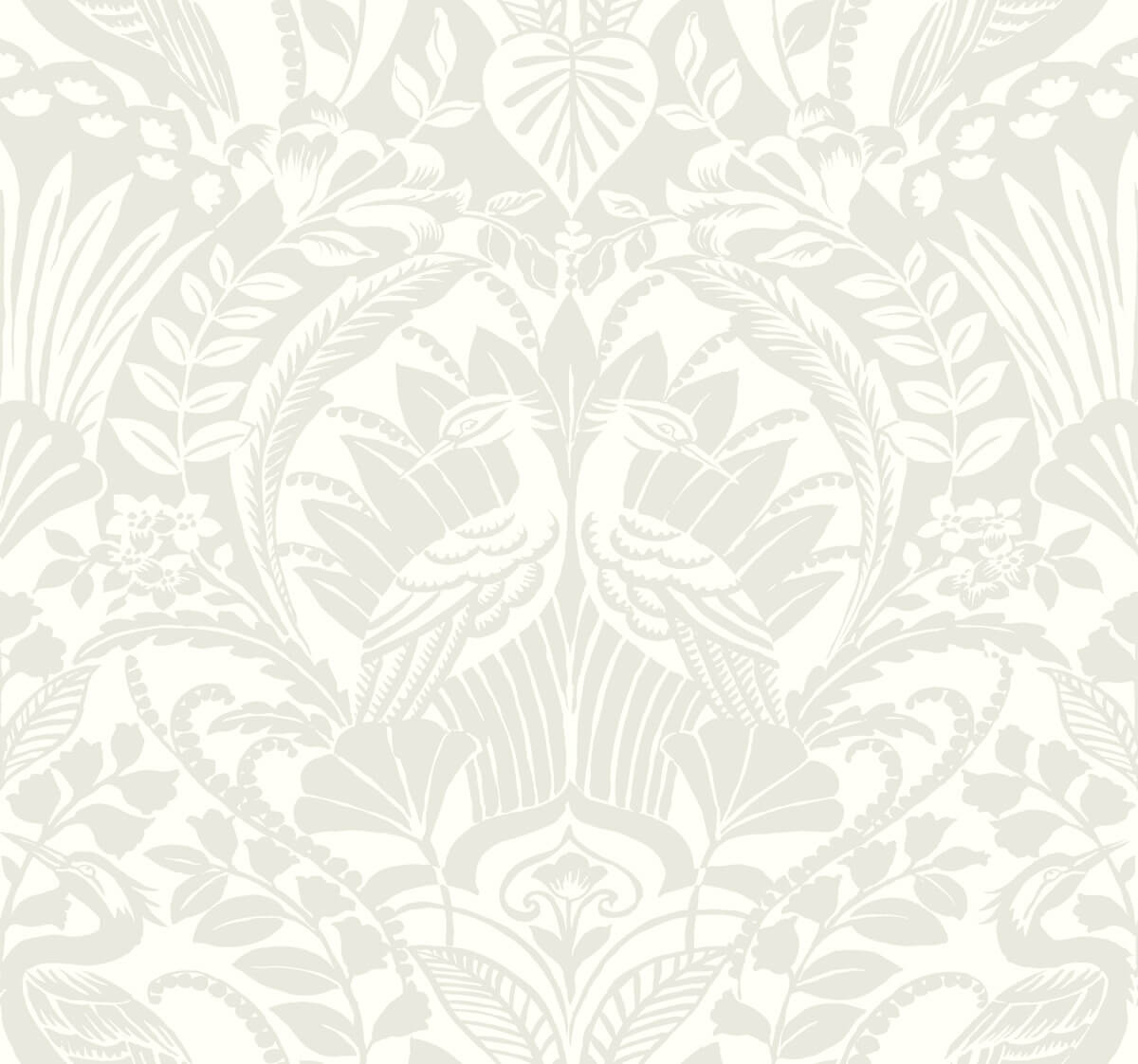 Damask Resource Library Egret Damask Wallpaper - SAMPLE