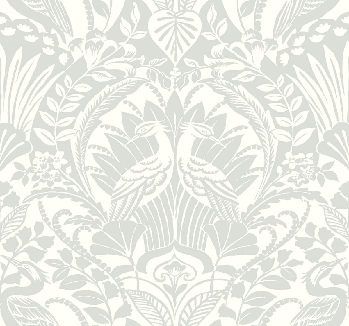 Damask Resource Library Egret Damask Wallpaper - SAMPLE