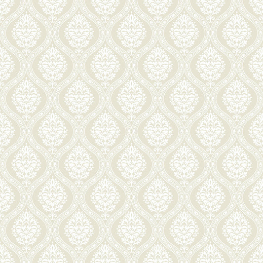 Damask Resource Library Petite Ogee Wallpaper - SAMPLE