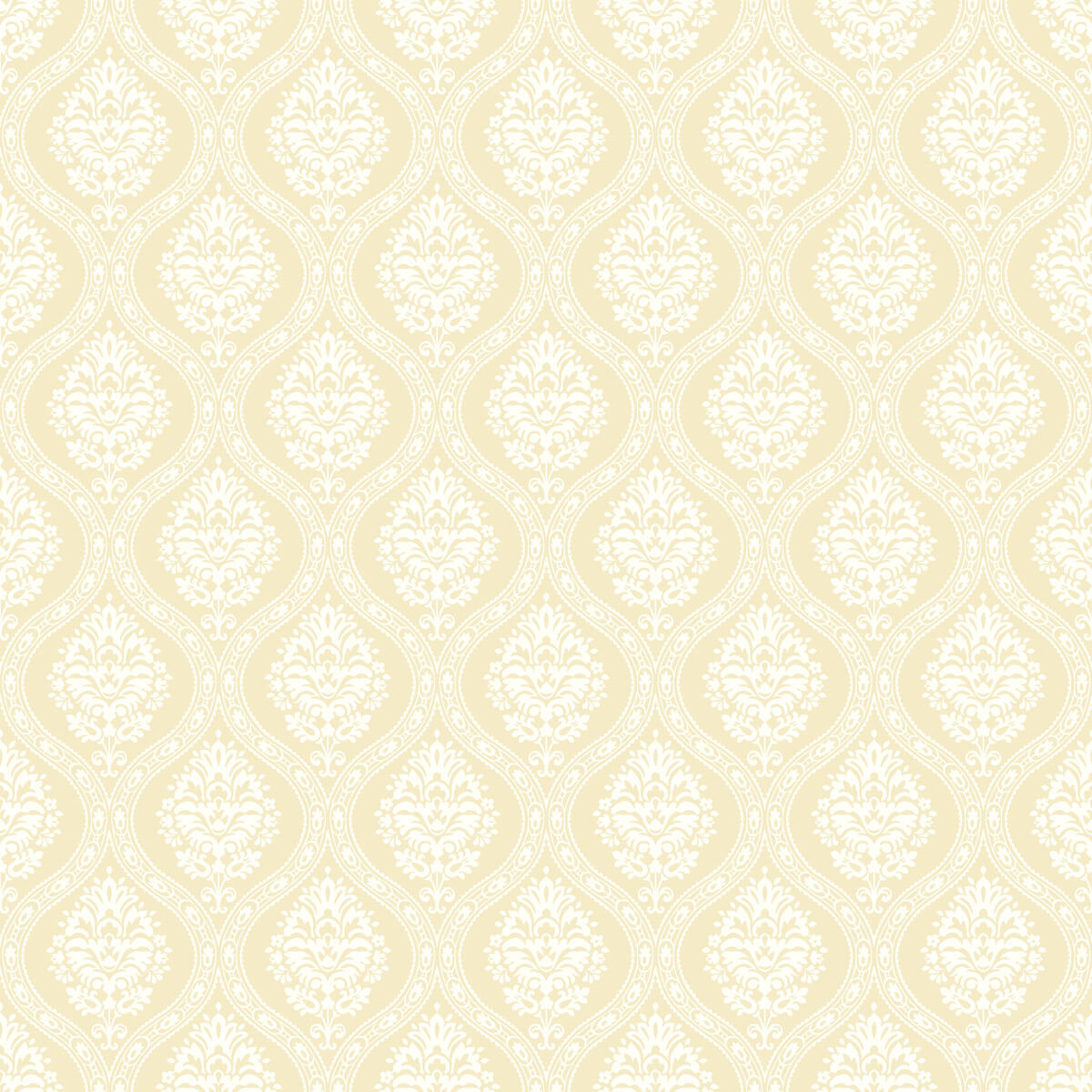 Damask Resource Library Petite Ogee Wallpaper - SAMPLE