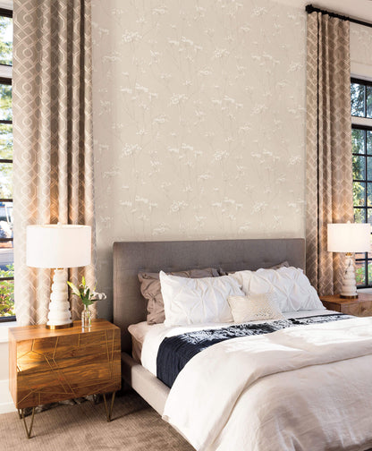 Candice Olson Botanical Dreams Enchanted Wallpaper - Cream