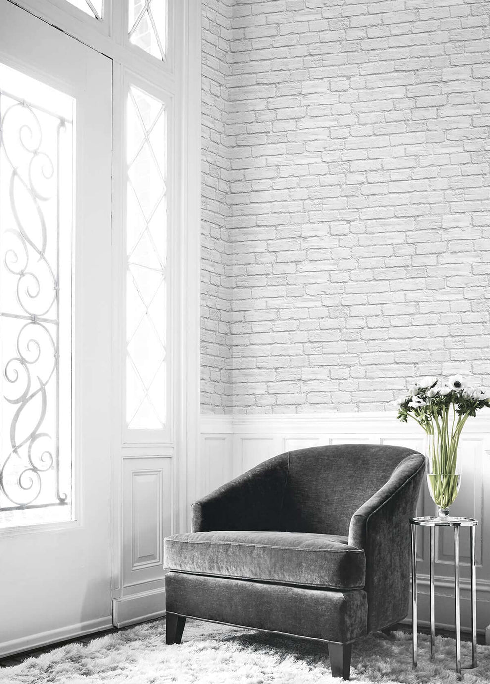 DT20400 Seabrook DuPont Vintage Brick High Performance Wallpaper ...