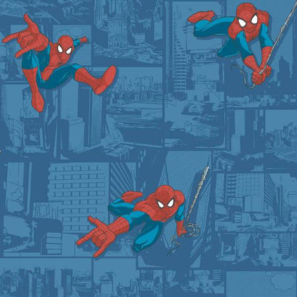 Disney Kids Marvel Ultimate Spiderman Comic Wallpaper - SAMPLE ONLY